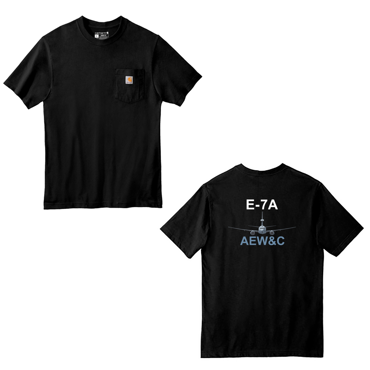 Boeing E-7A Program Carhartt Pocket Short Sleeve Tee