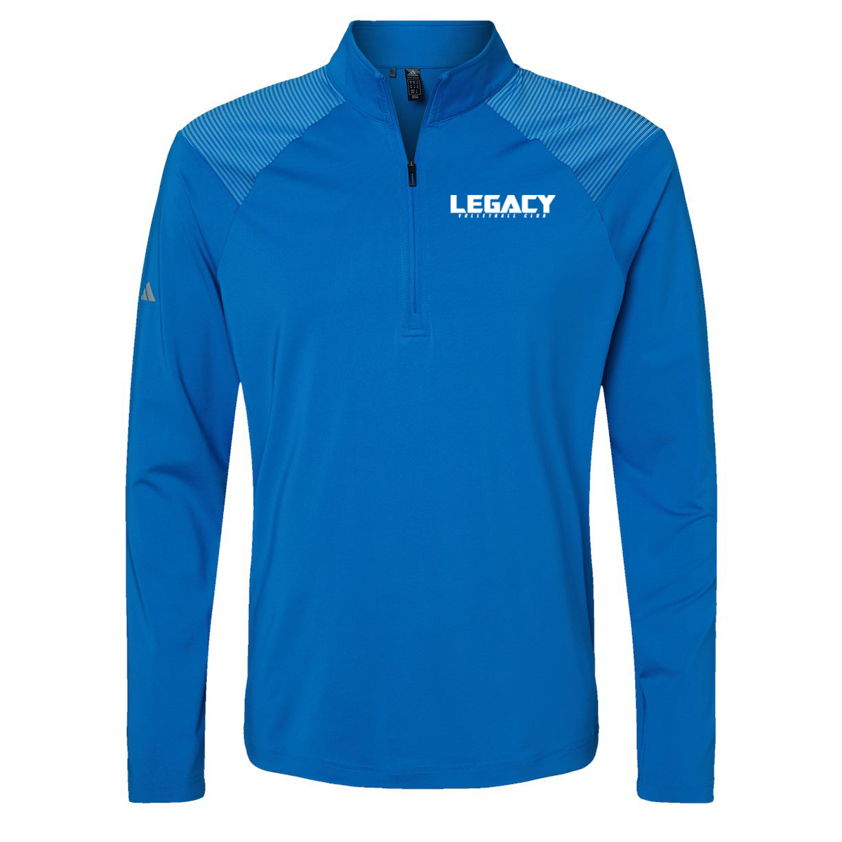 Legacy Volleyball Club Adidas Shoulder Stripe Quarter-Zip Pullover