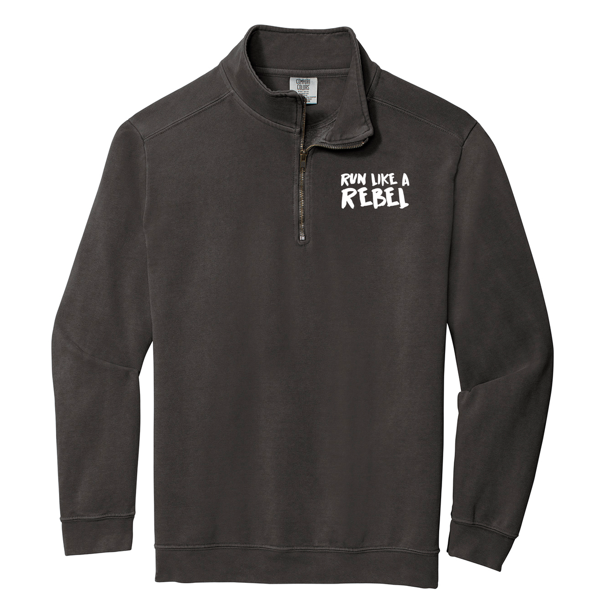 Rebels Lacrosse Garment-Dyed Quarter-Zip Sweatshirt
