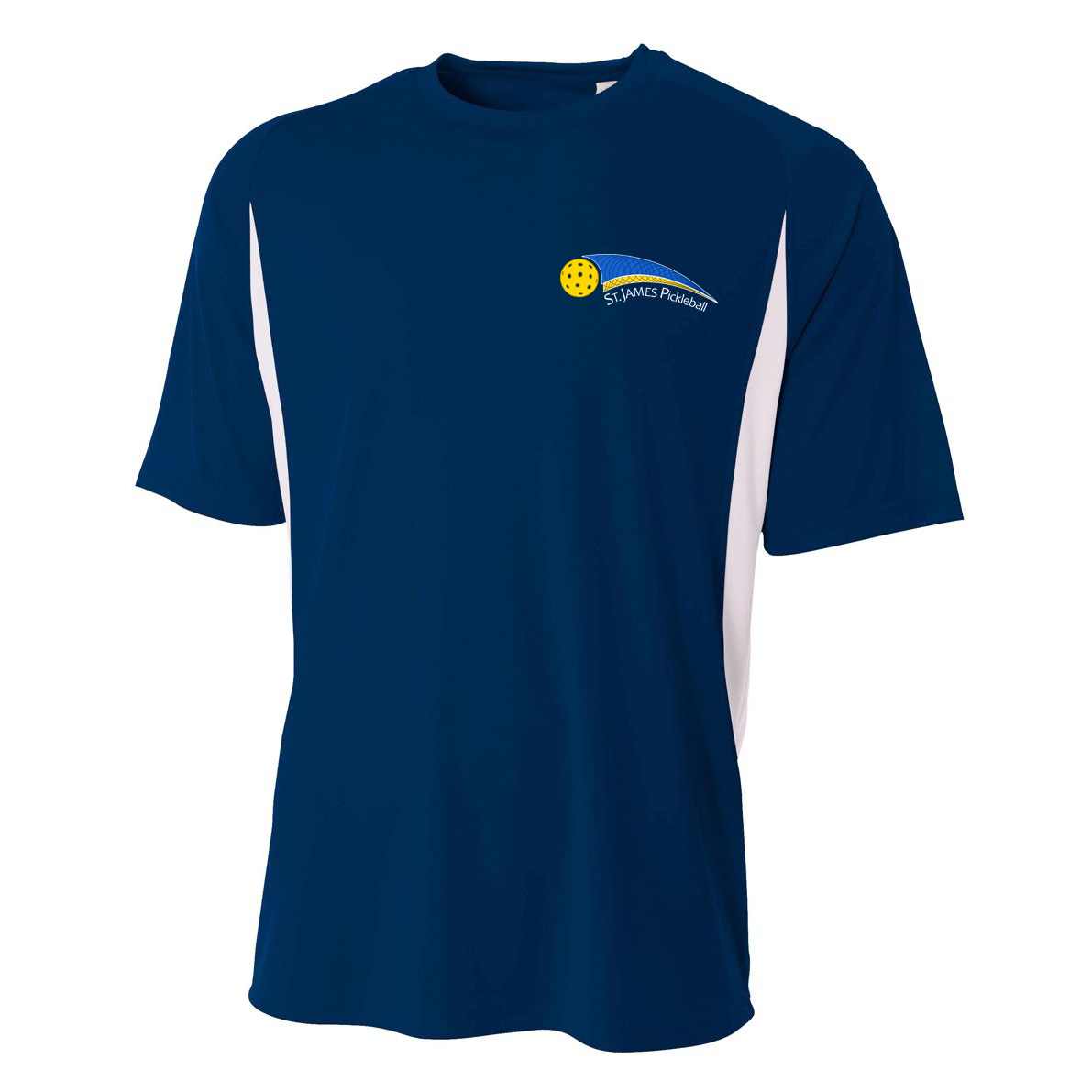 St. James Pickleball Association Men's Color Blocked Cooling Performance T-Shirt