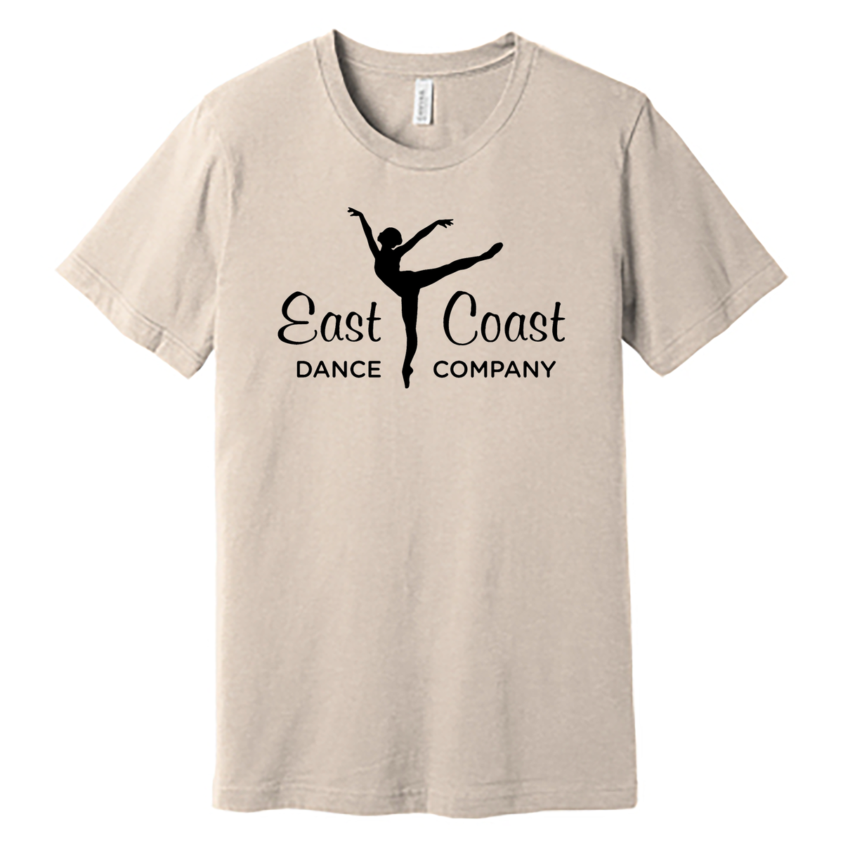 East Coast Dance Company Heather CVC Short Sleeve Tee *NEW*