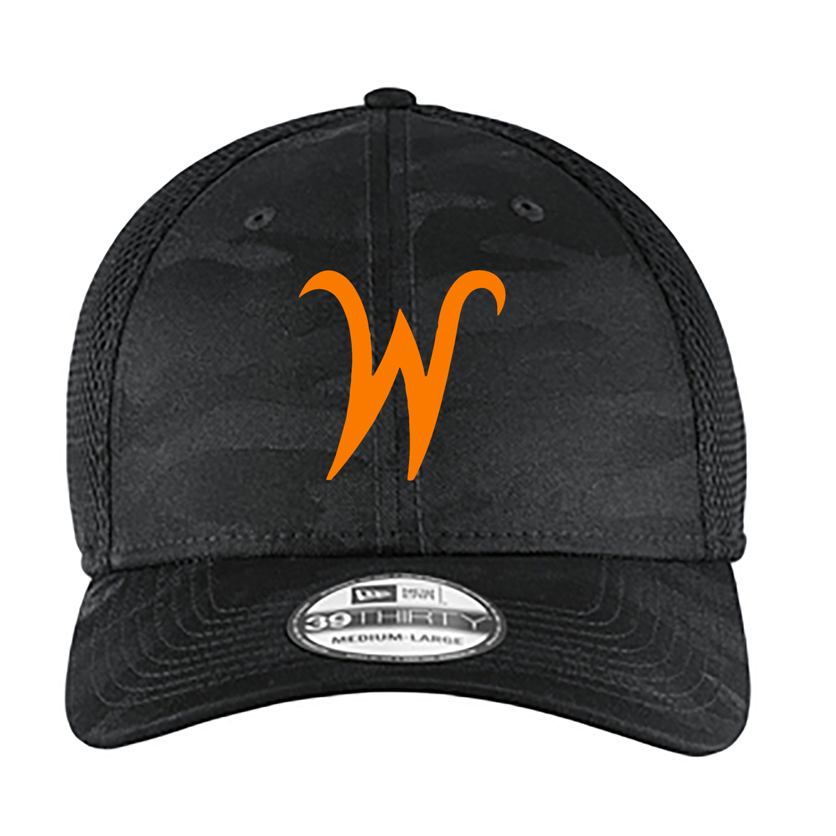 Wasco Union HS Baseball New Era Camo Stretch Mesh Cap