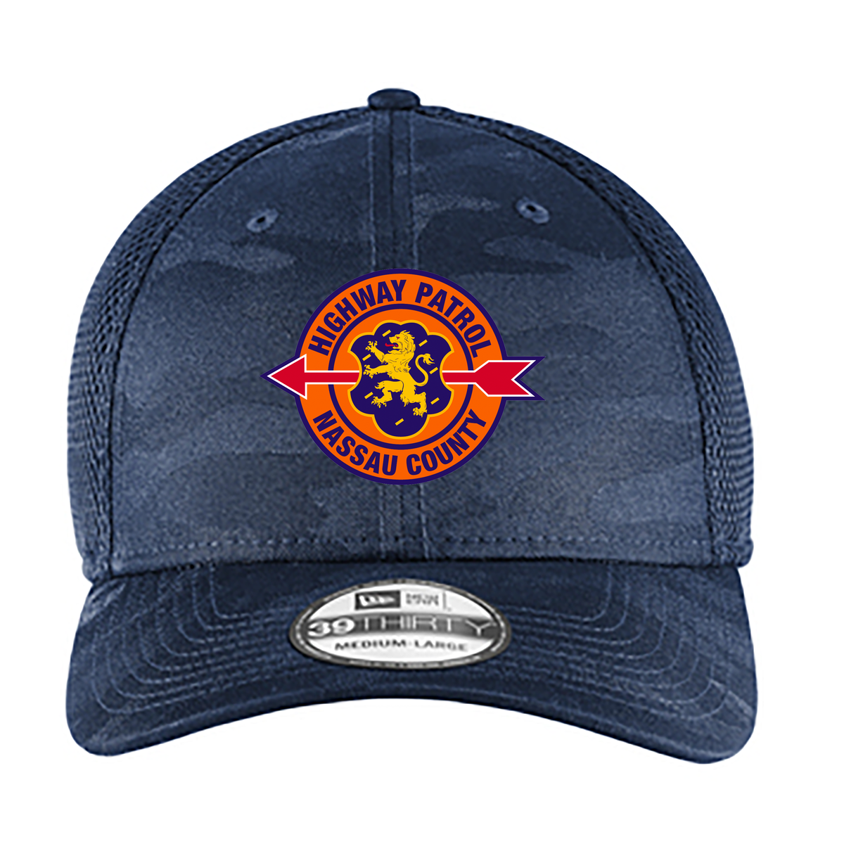 NCPD Highway Patrol Camo Stretch Mesh Patch Logo Cap