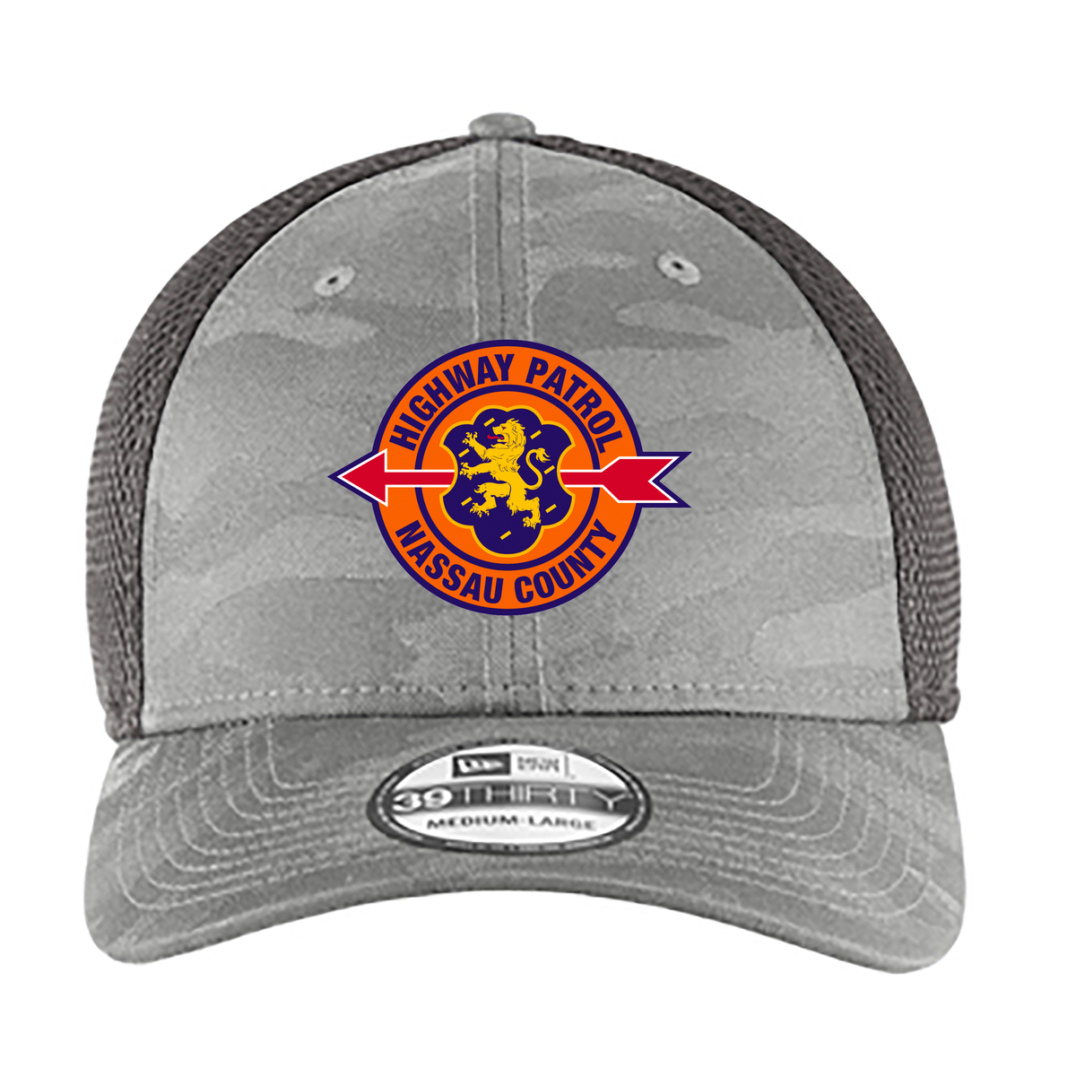 NCPD Highway Patrol Camo Stretch Mesh Patch Logo Cap