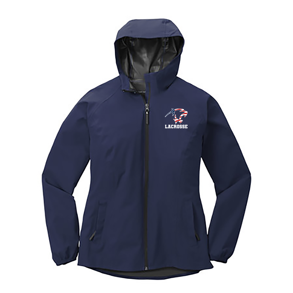 Miller Place Girls HS Lacrosse Ladies Essential Rain Jacket