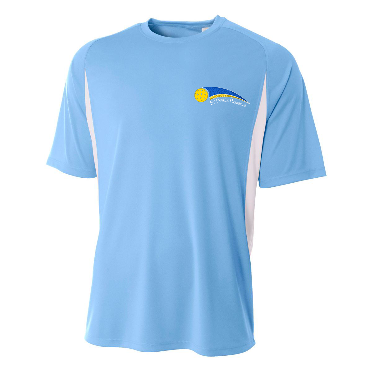 St. James Pickleball Association Men's Color Blocked Cooling Performance T-Shirt