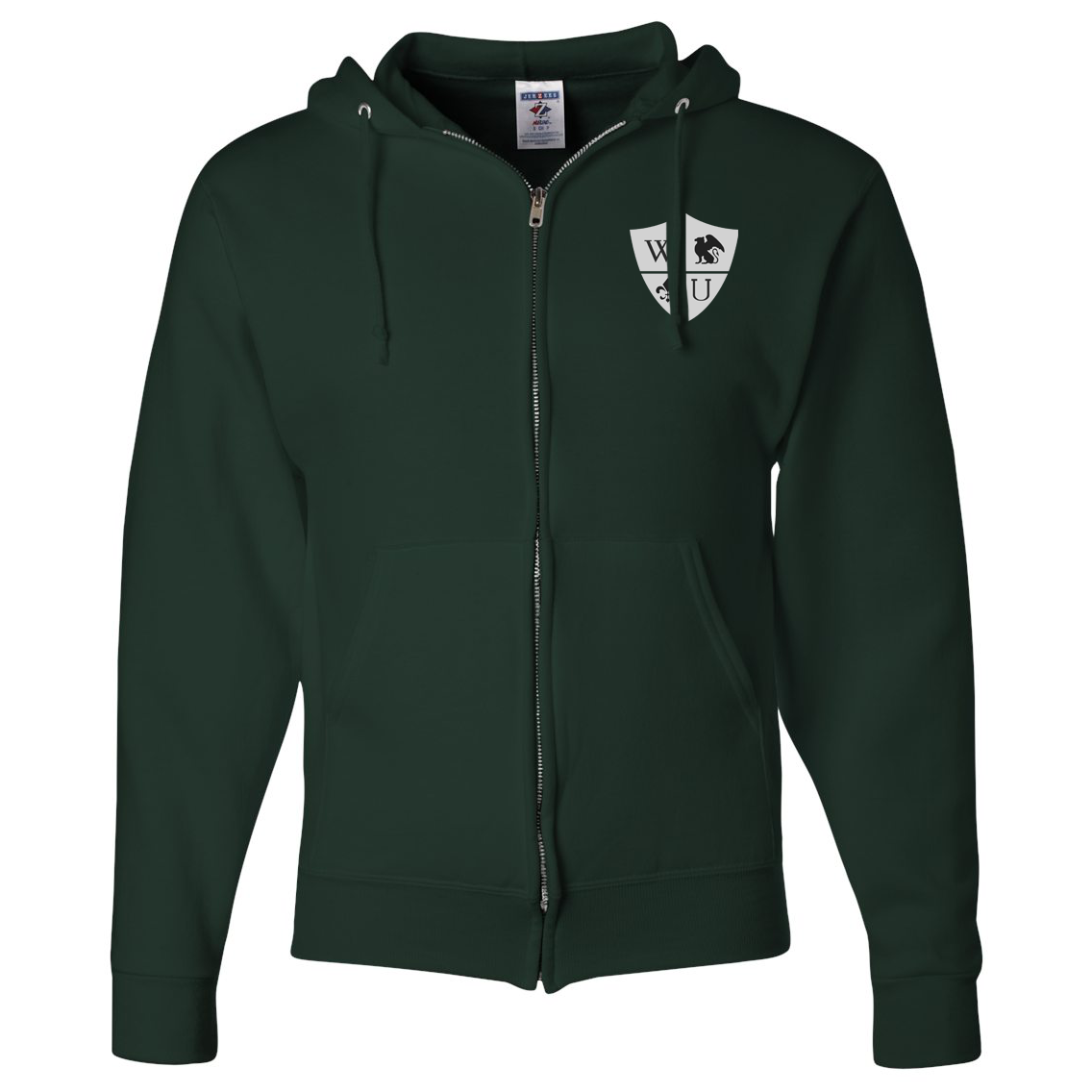 Washington U Club Rugby NuBlend Full Zip Hoodie