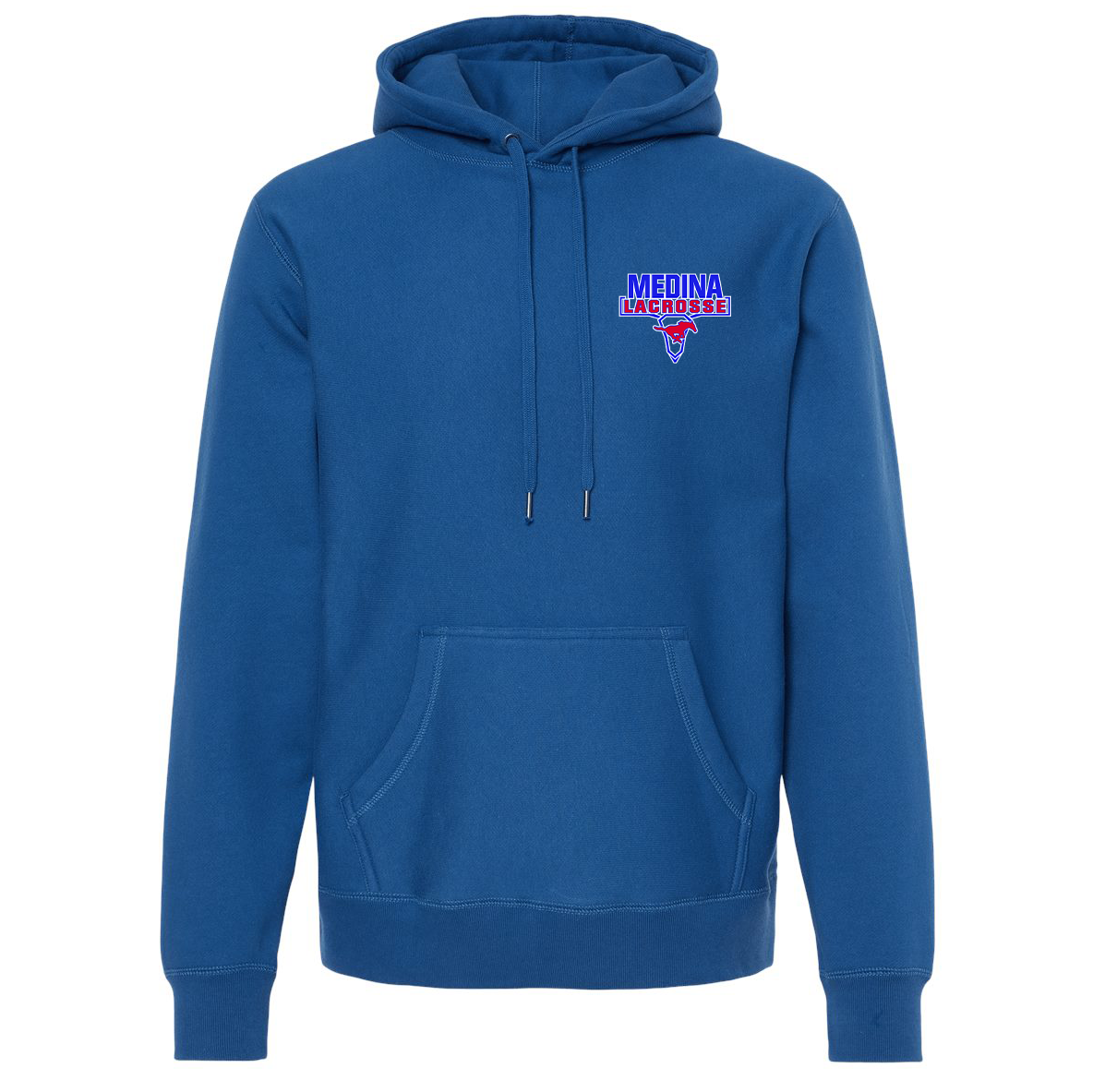 Medina Mustangs Lacrosse Premium Heavyweight Hoodie