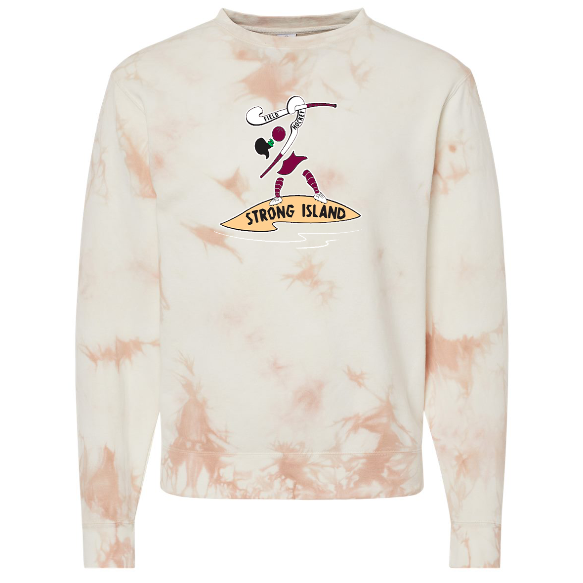 Strong Island Field Hockey Midweight Tie-Dyed Sweatshirt