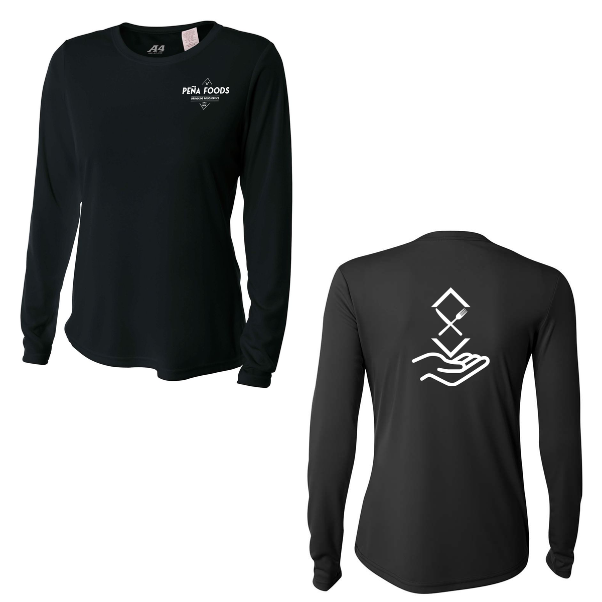 Peña Foods Women's Long Sleeve Performance Crew