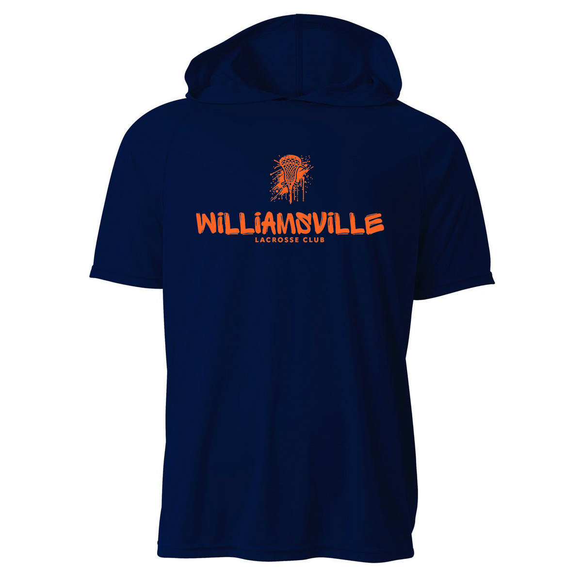 Williamsville Lacrosse Club Cooling Performance Short Sleeve Hooded Tee