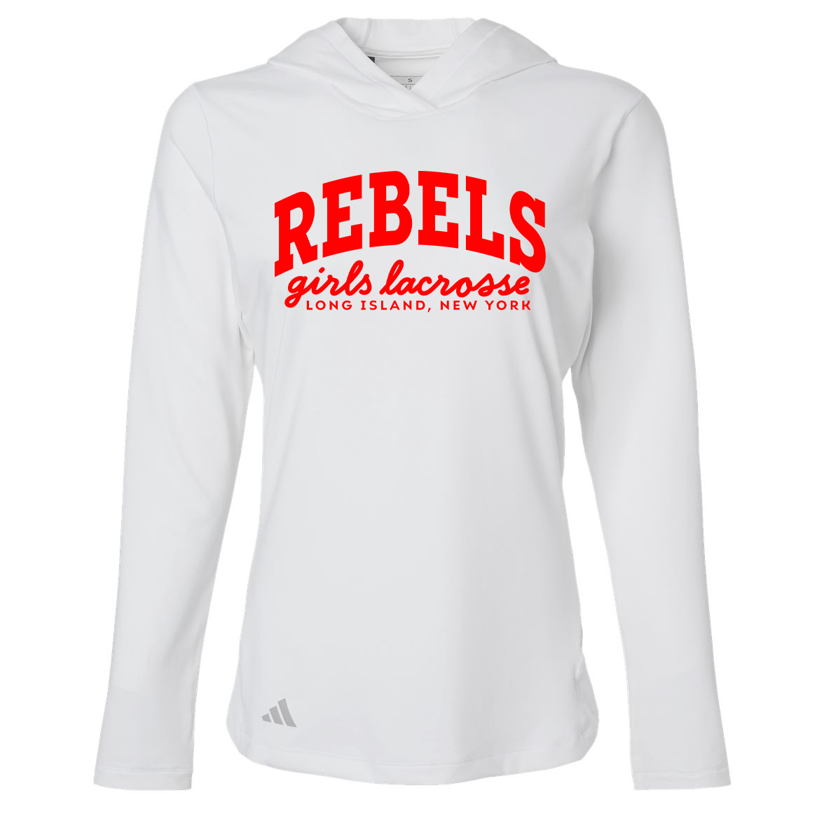 Rebels LC Girls Lacrosse Adidas Women's Performance Hooded Pullover
