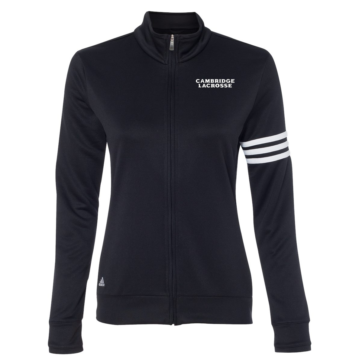 Cambridge Youth Lacrosse Adidas Women's 3-Stripes French Terry Full-Zip Jacket
