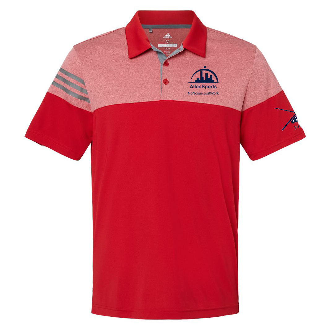 AllenSports Adidas Colorblock Sport Polo