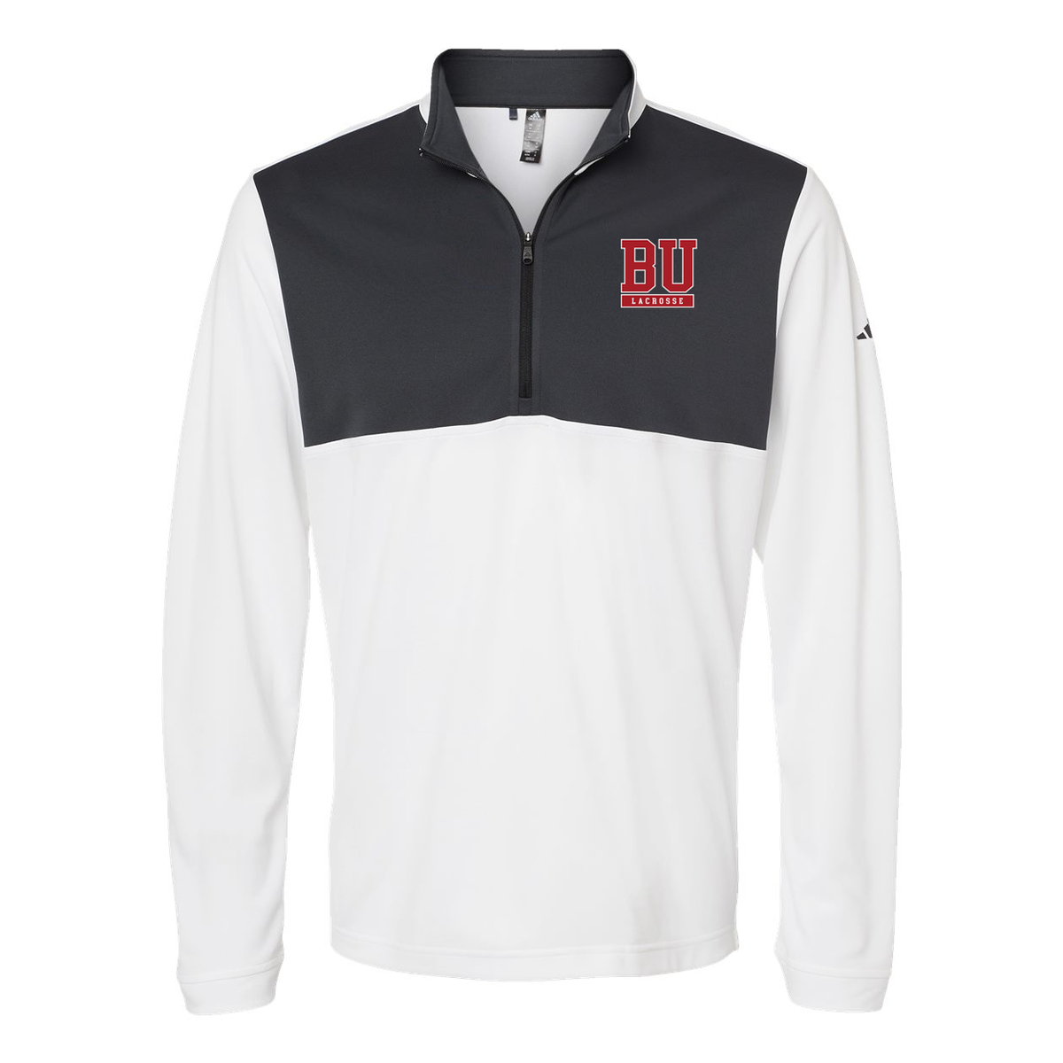 Boston University Lacrosse Adidas Lightweight Quarterzip Pullover