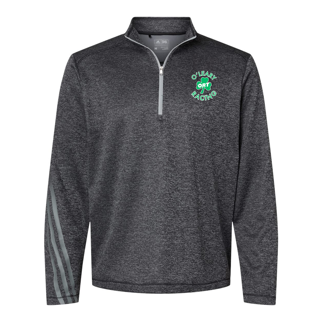 O'Leary Running Club Adidas Terry Heathered Quarter-Zip Pullover