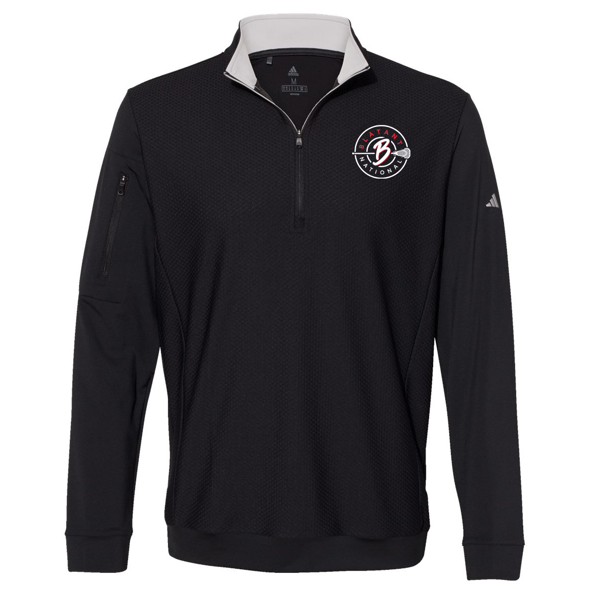 Blatant National Lacrosse Adidas Performance Textured Quarter-Zip Pullover