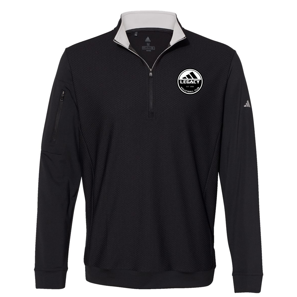 Legacy Volleyball Club Adidas Performance Textured Quarter-Zip Pullover