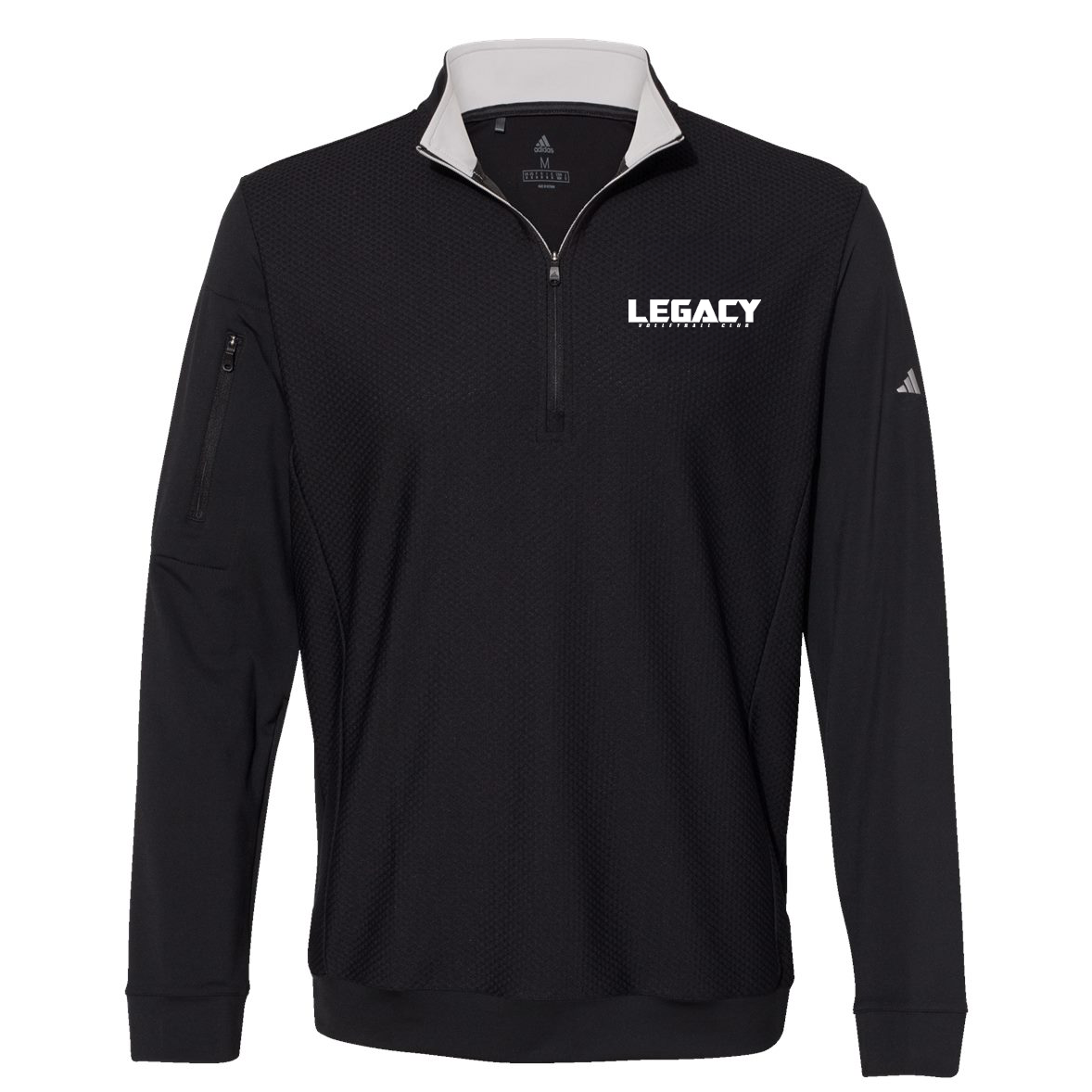 Legacy Volleyball Club Adidas Performance Textured Quarter-Zip Pullover