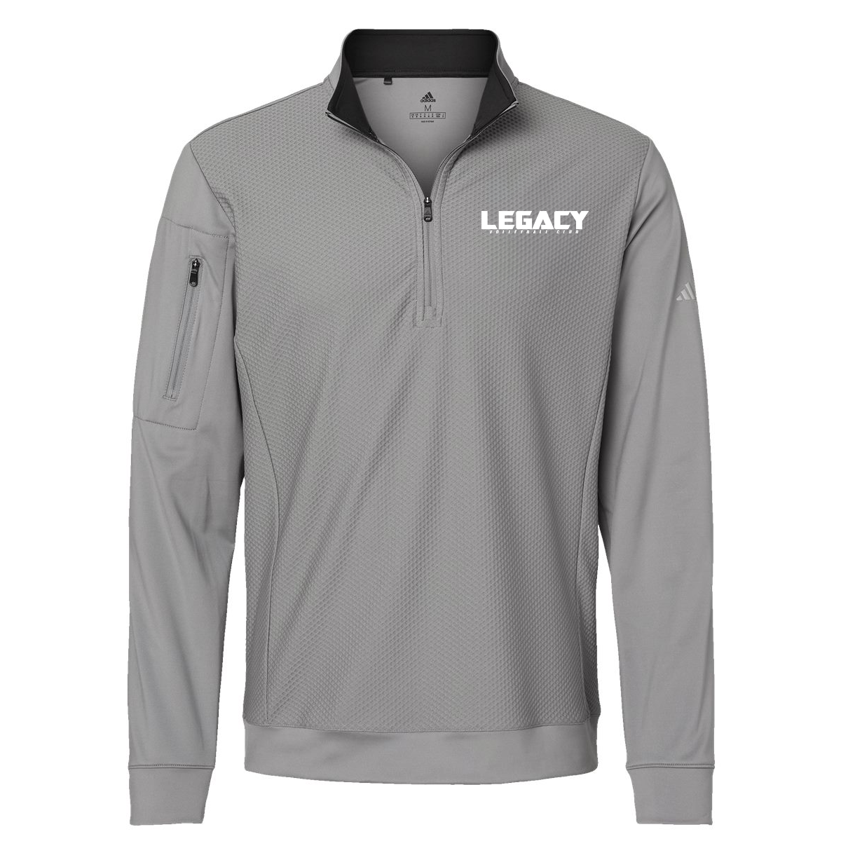 Legacy Volleyball Club Adidas Performance Textured Quarter-Zip Pullover