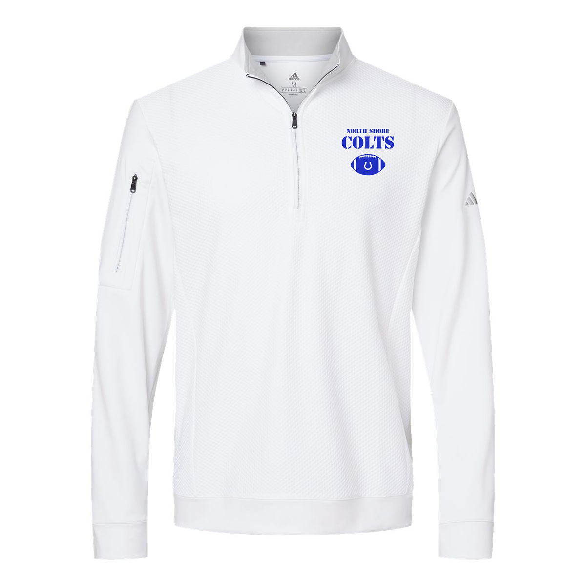 North Shore Colts Football & Cheer Adidas Performance Textured Quarter-Zip Pullover