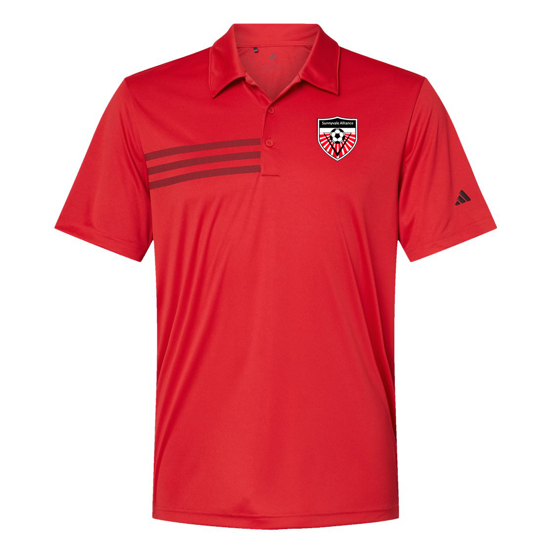 Sunnyvale Alliance Adidas 3-Stripes Chest Polo