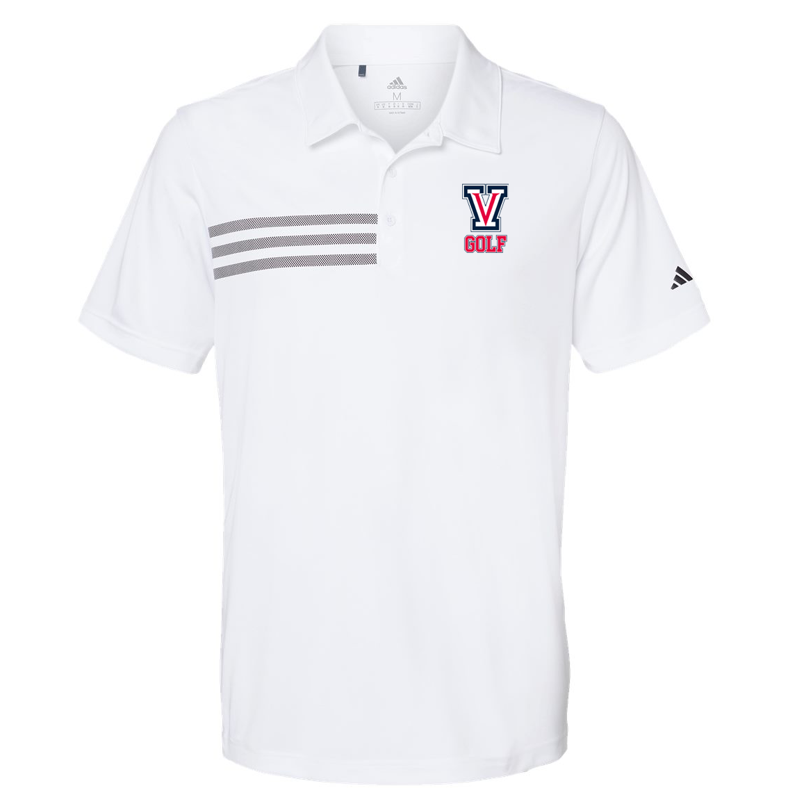 Viewpoint HS Girls Golf Adidas 3-Stripes Chest Polo