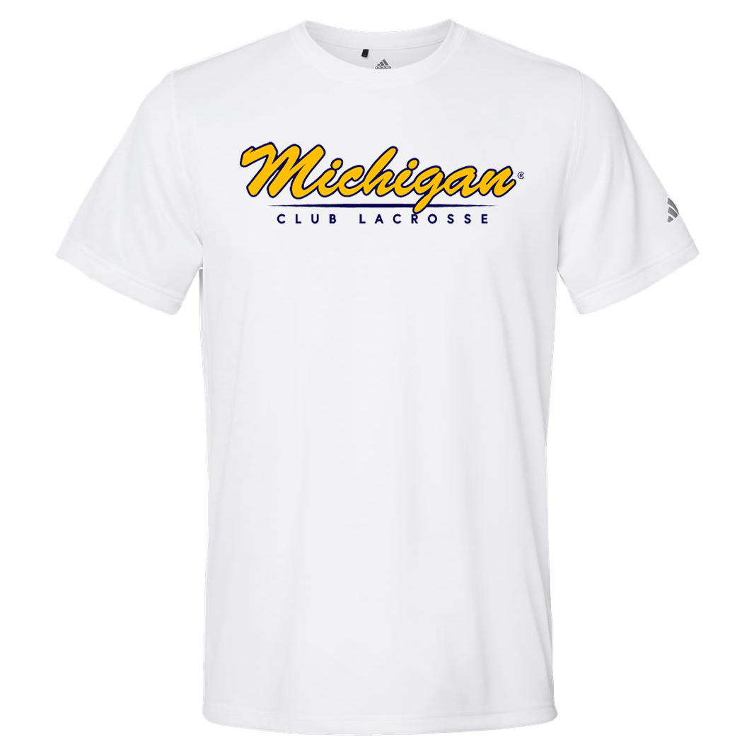 Michigan Club Lacrosse Adidas Sport T-Shirt