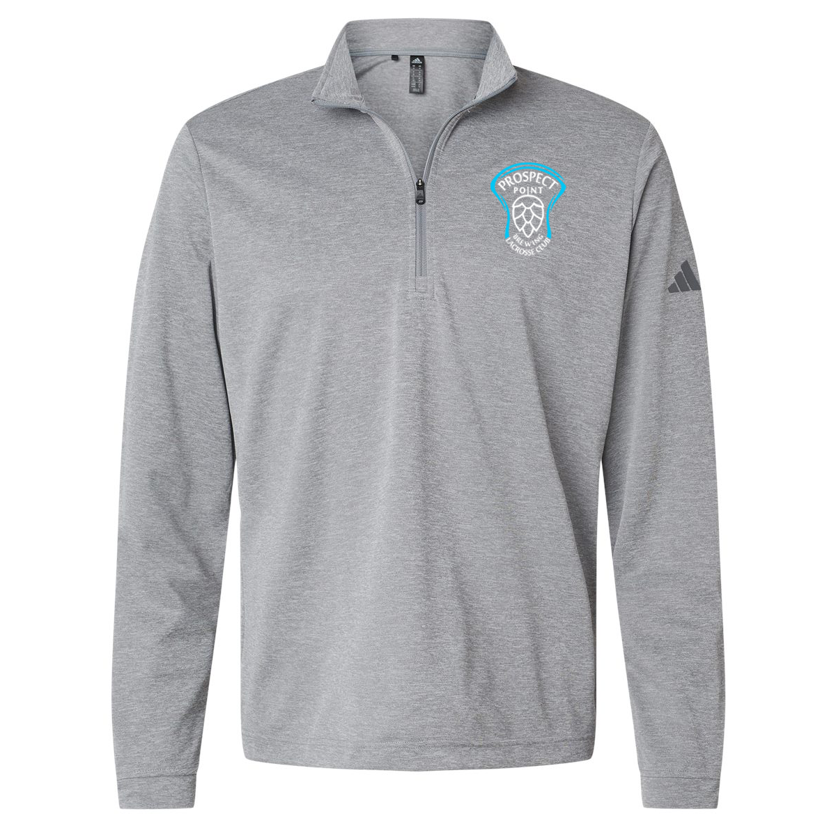 Prospect Point Brewing Lacrosse Club Adidas Lightweight Quarter-Zip Pullover