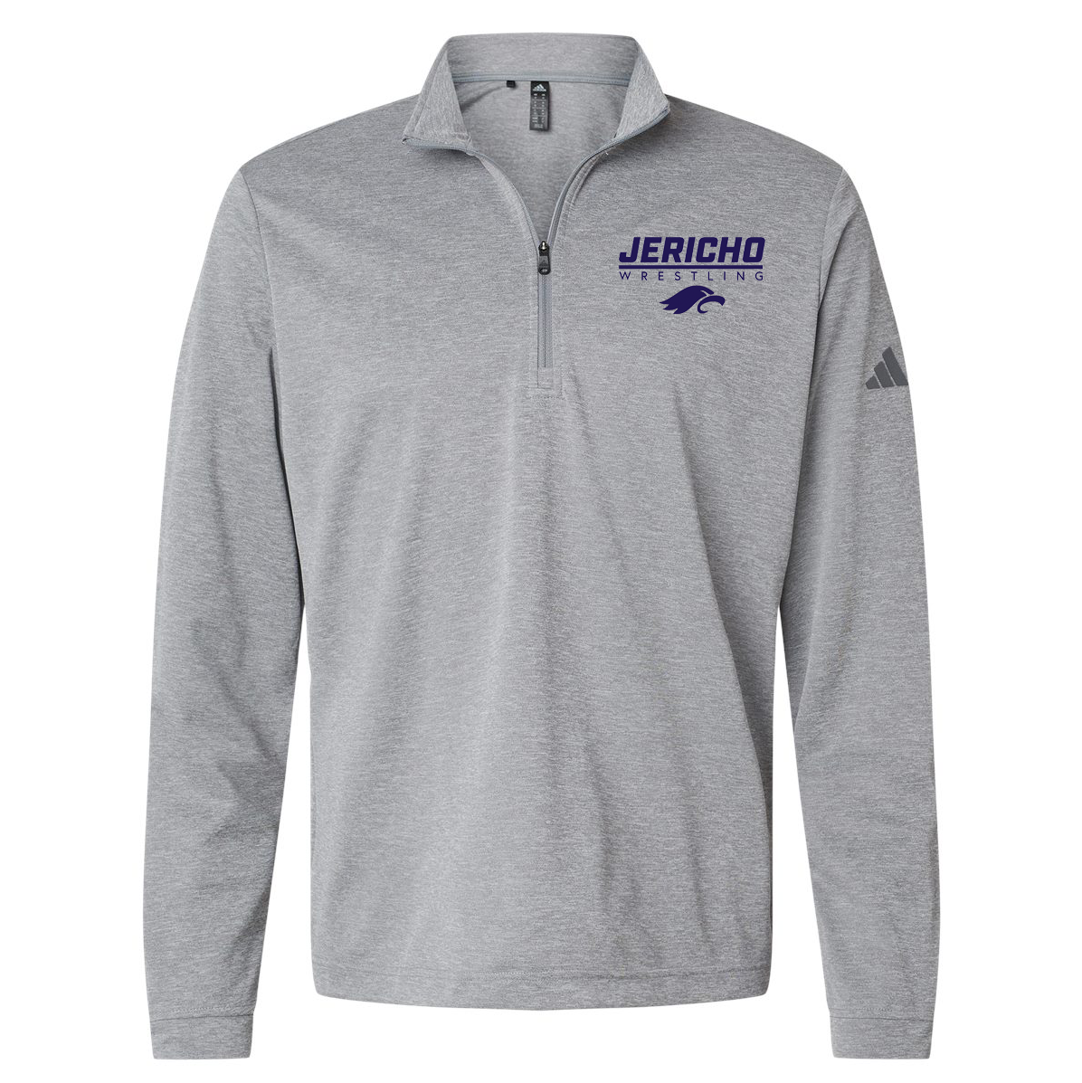 Jericho HS Wrestling Adidas Lightweight Quarter-Zip Pullover