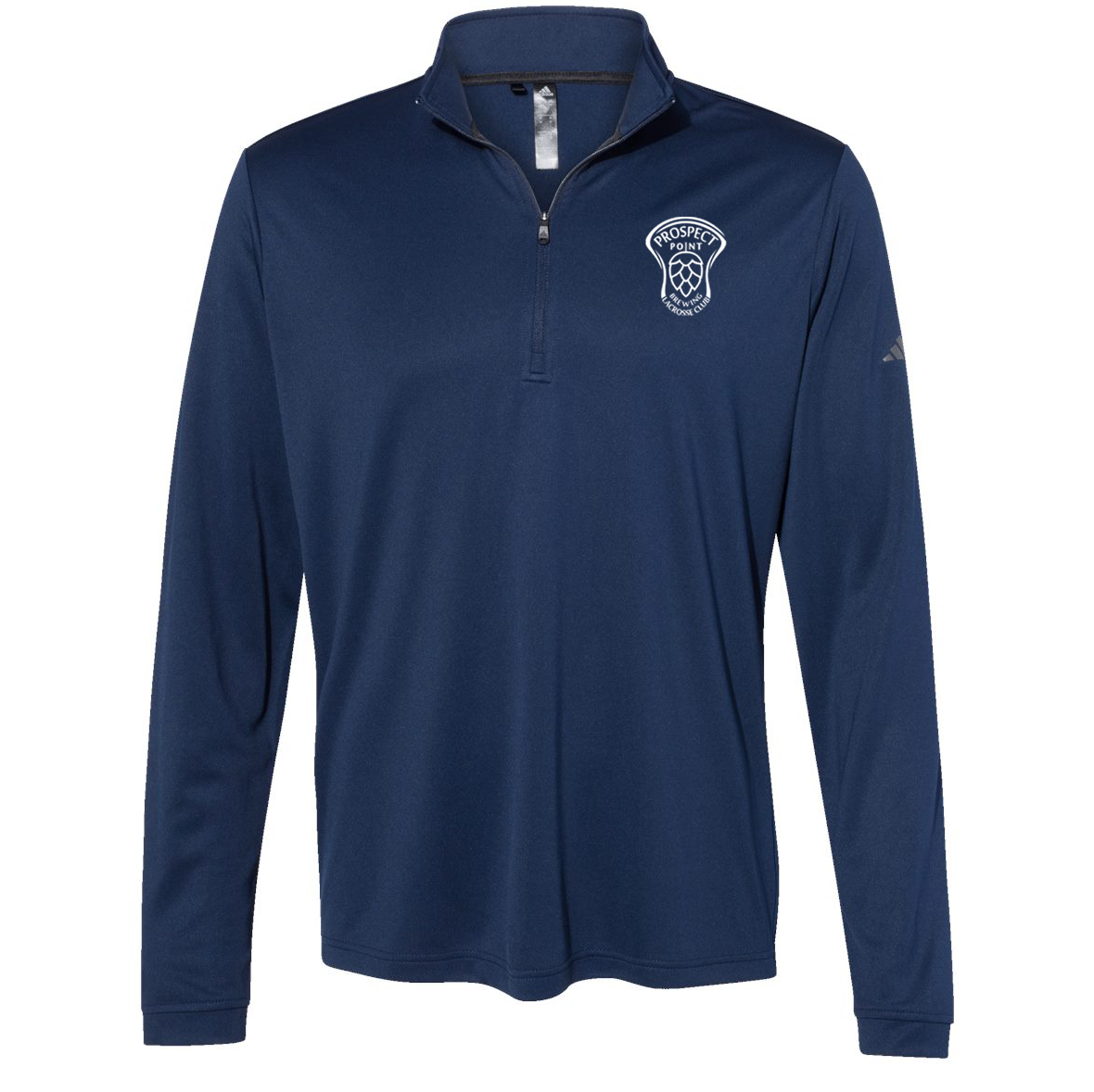 Prospect Point Brewing Lacrosse Club Adidas Lightweight Quarter-Zip Pullover