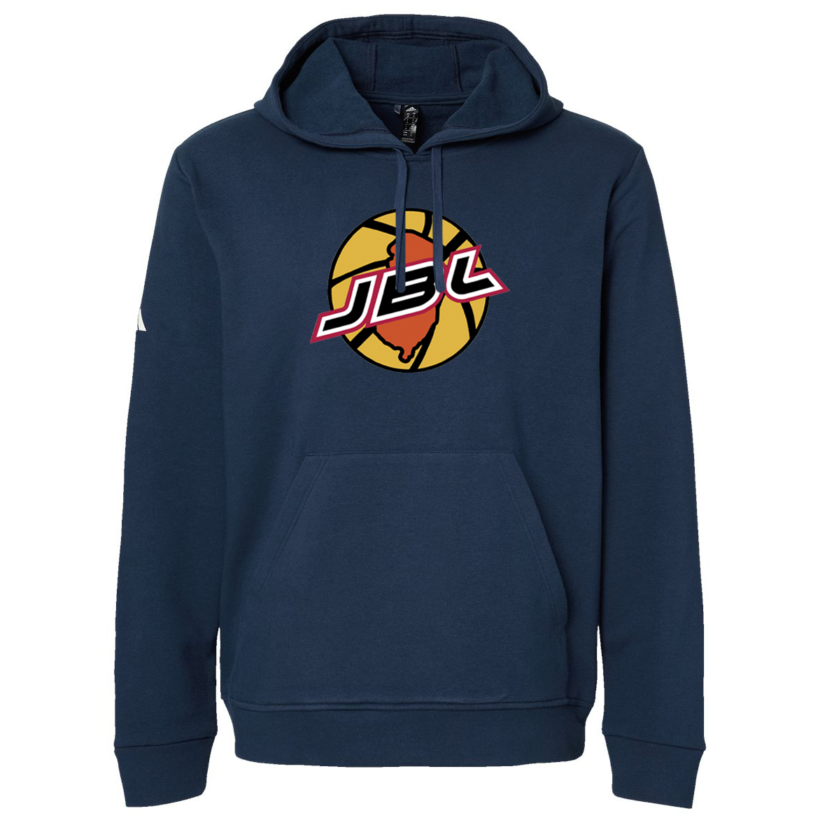 Jersey Basketball League Adidas Fleece Hooded Sweatshirt