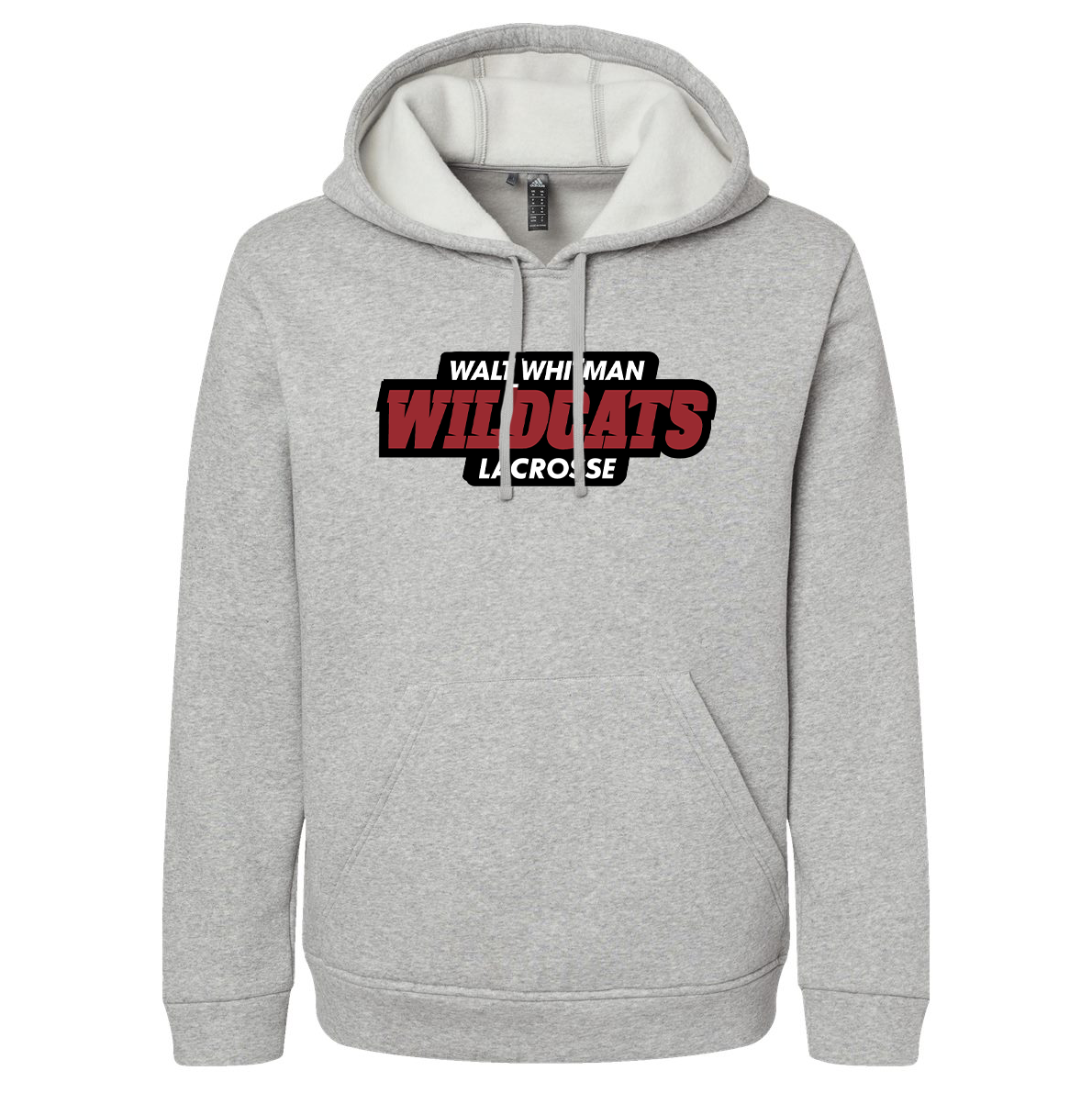 Whitman Lacrosse Adidas Fleece Hooded Sweatshirt