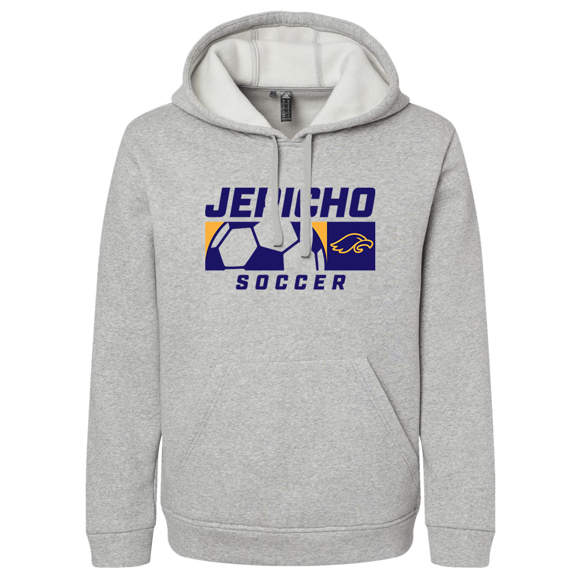 Jericho HS Soccer Adidas Fleece Hooded Sweatshirt