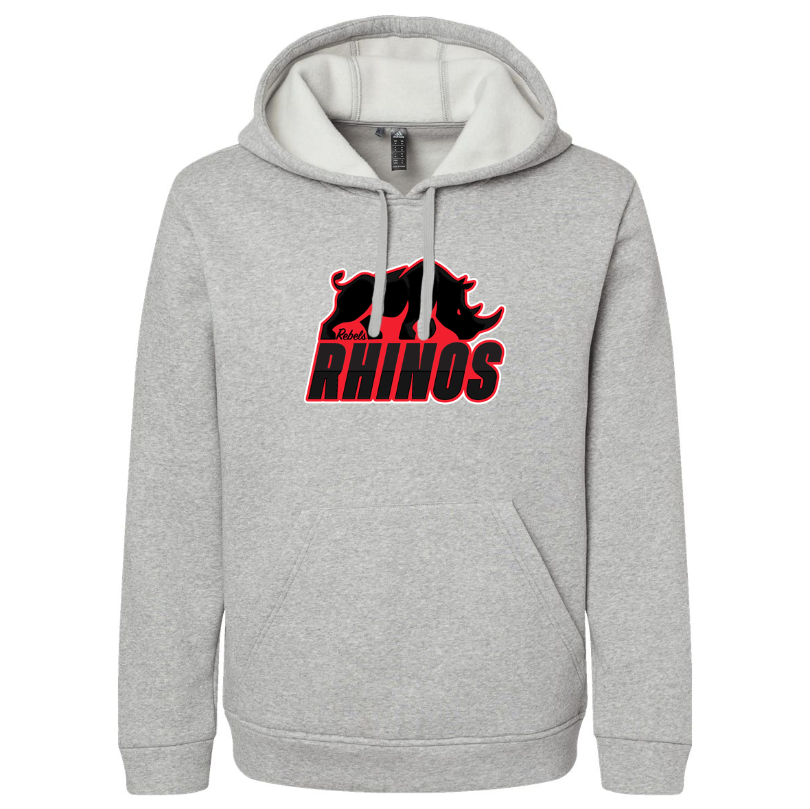 Rebels Rhinos Adidas Fleece Hooded Sweatshirt