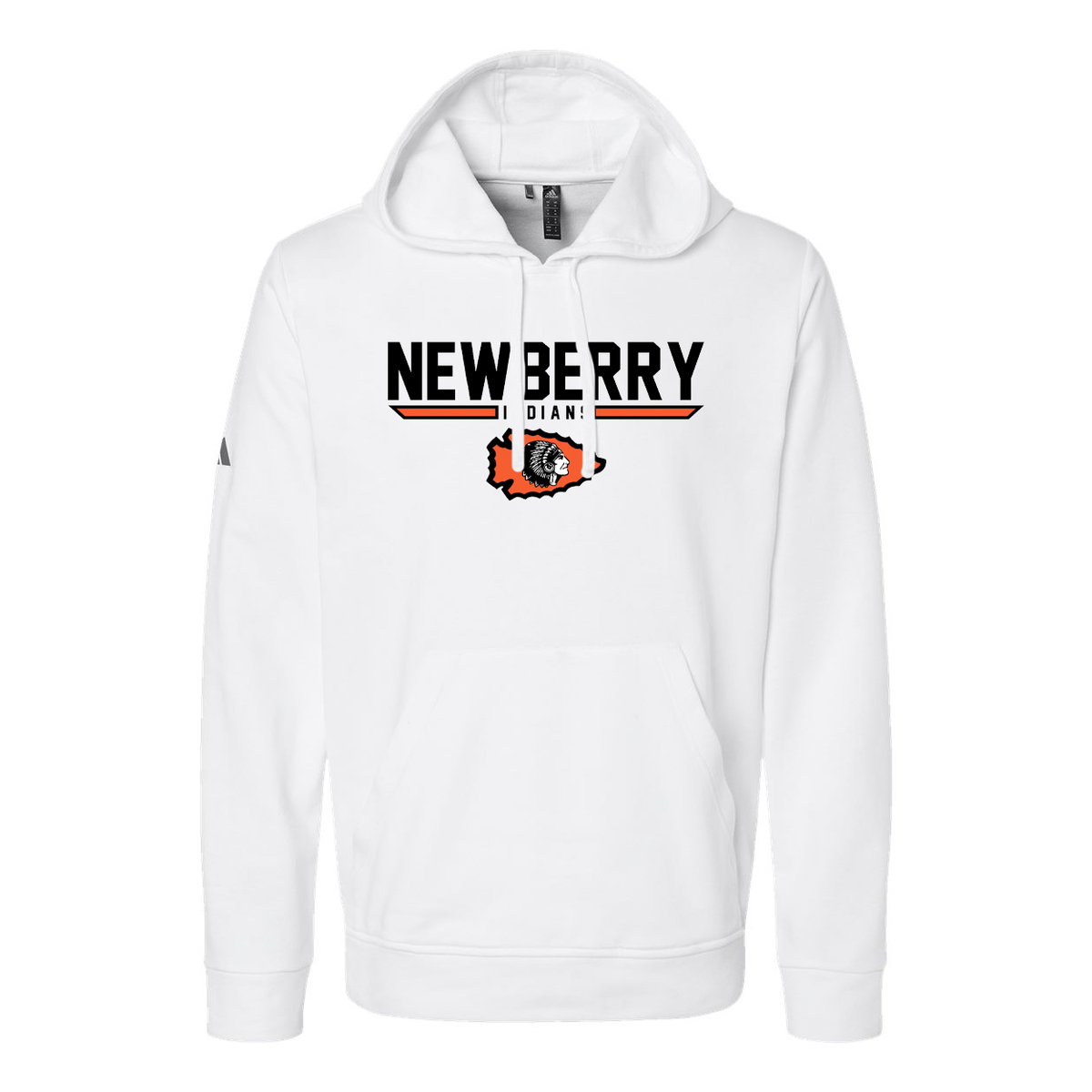 Newberry HS Football Adidas Fleece Hooded Sweatshirt