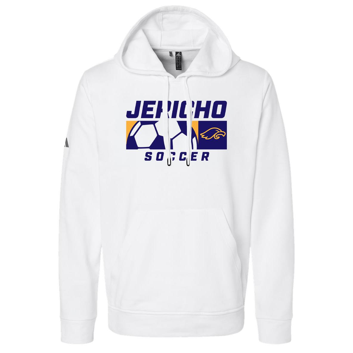 Jericho HS Soccer Adidas Fleece Hooded Sweatshirt