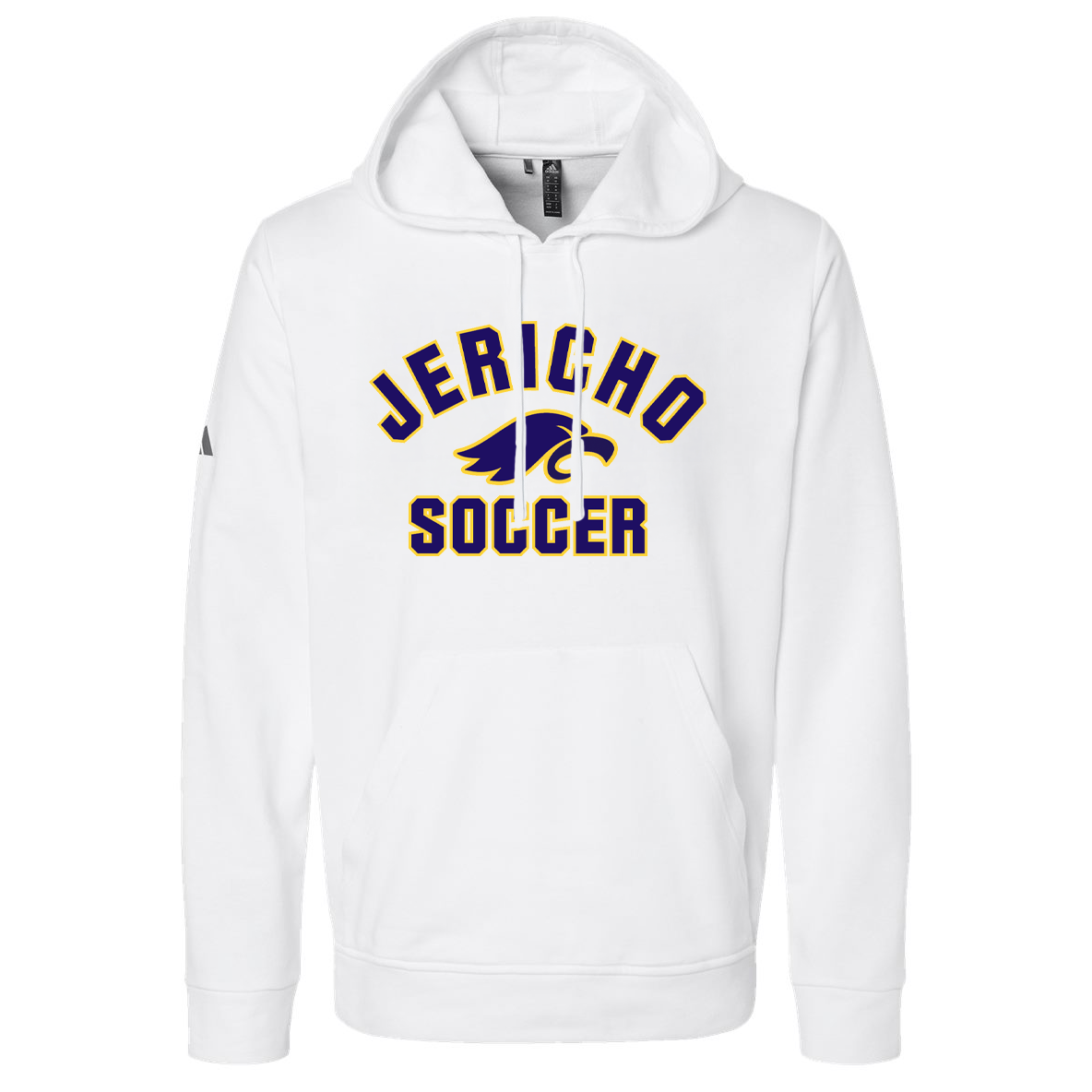 Jericho HS Soccer Adidas Fleece Hooded Sweatshirt