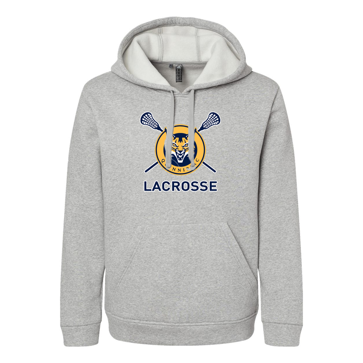 Quinnipiac Men's Lacrosse Adidas Fleece Hooded Sweatshirt