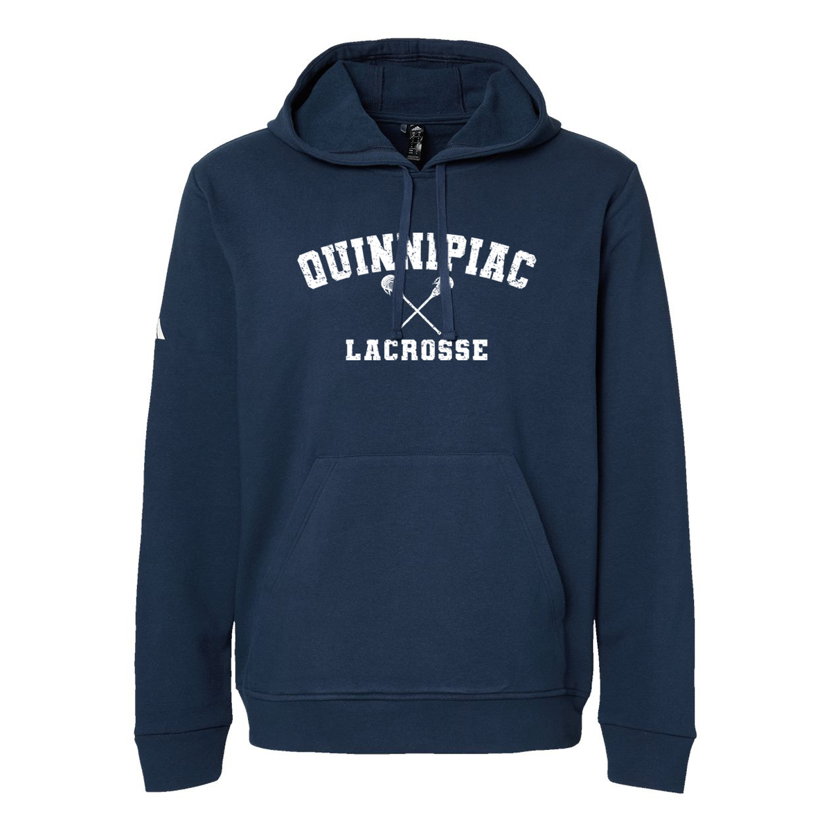 Quinnipiac Men's Lacrosse Adidas Fleece Hooded Sweatshirt