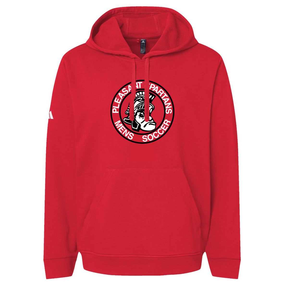 Pleasant HS Soccer Adidas Fleece Hooded Sweatshirt