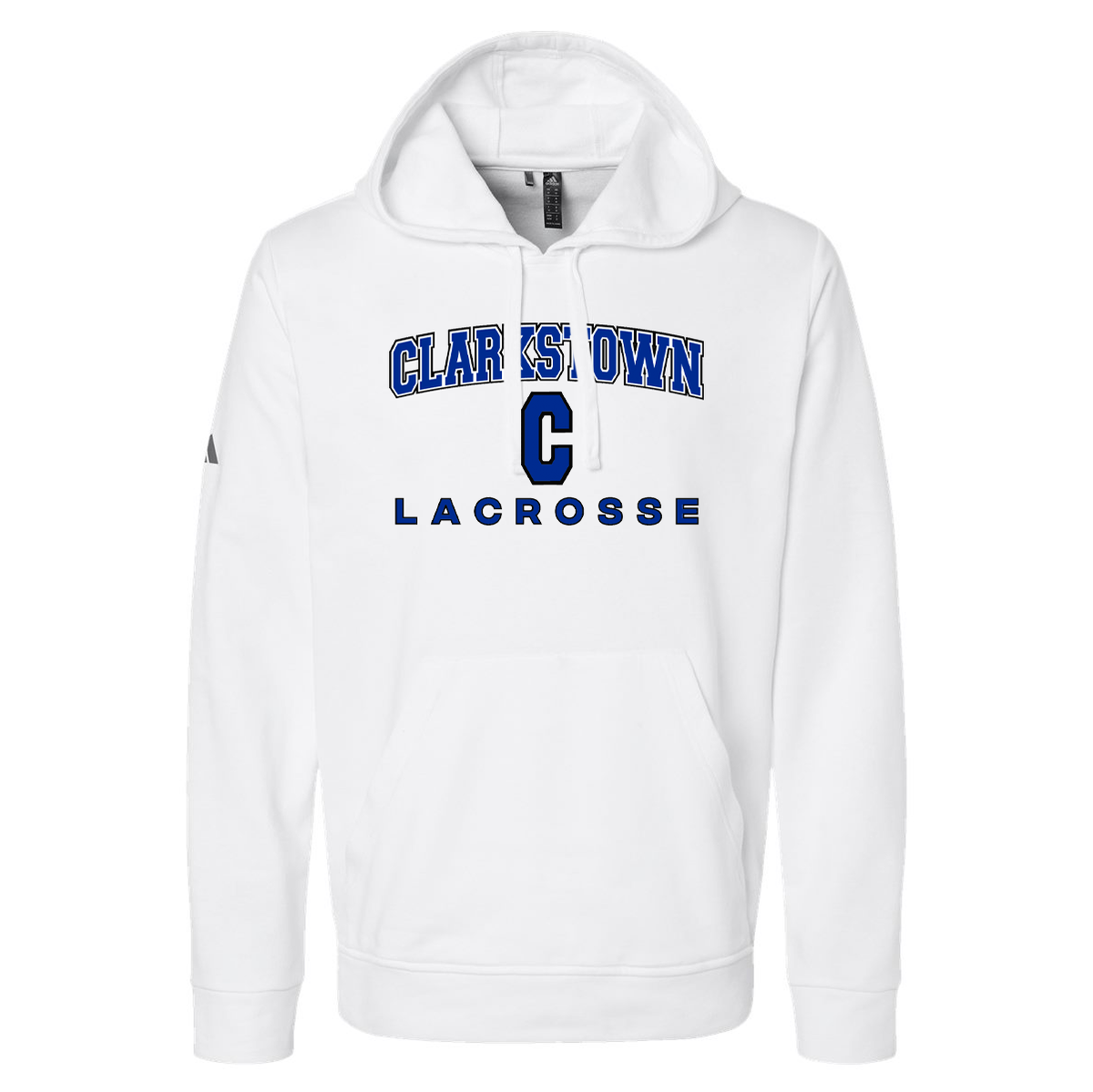 Clarkstown Lacrosse Adidas Fleece Hooded Sweatshirt