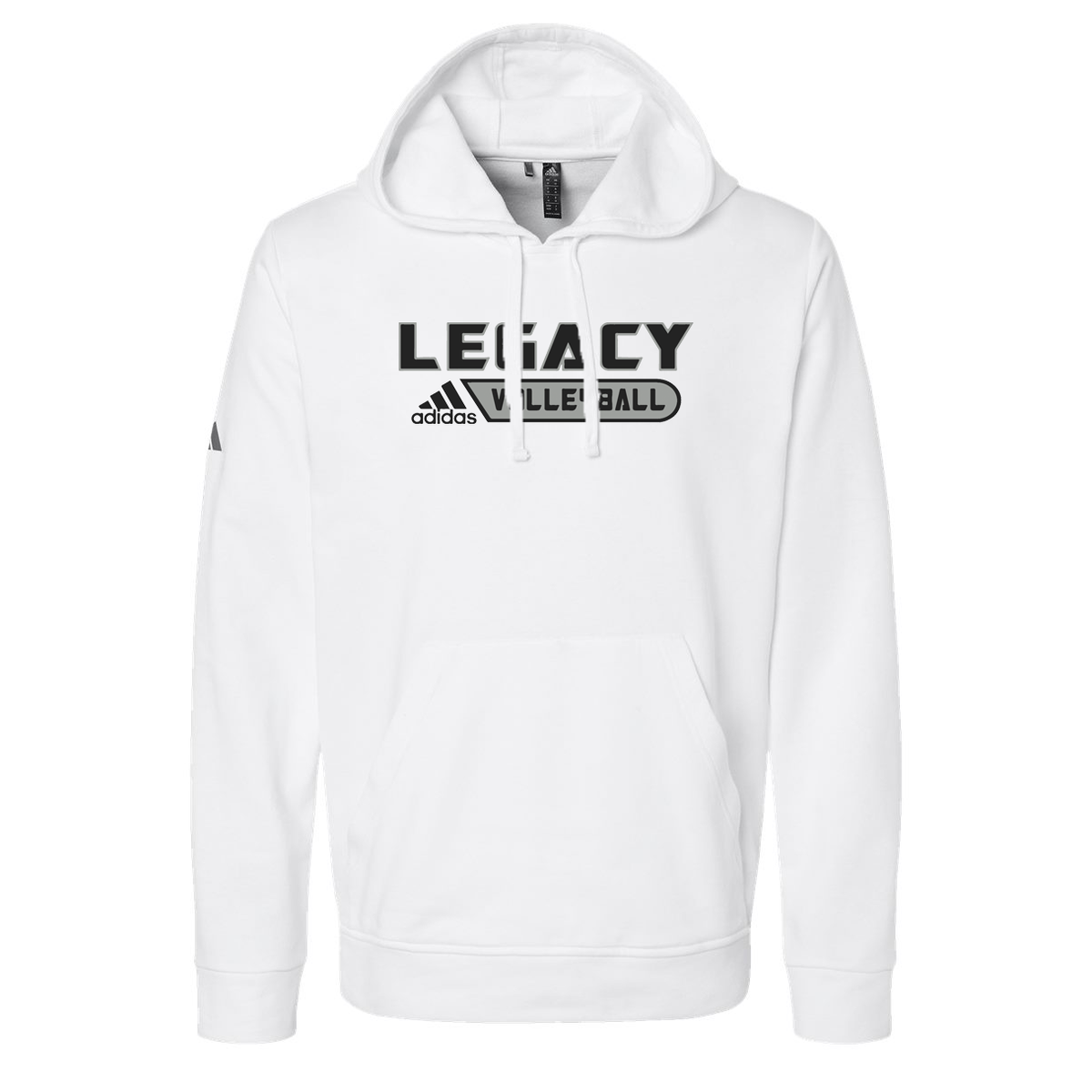 Legacy Volleyball Club Adidas Fleece Hooded Sweatshirt