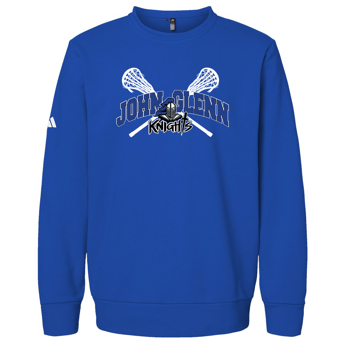 John Glenn Lacrosse Adidas Fleece Crewneck Sweatshirt