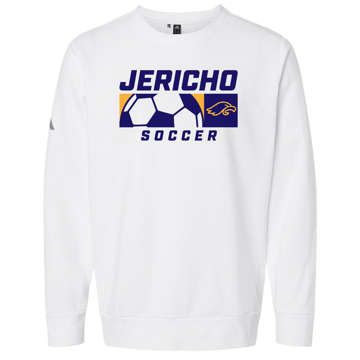 Jericho HS Soccer Adidas Fleece Crewneck Sweatshirt