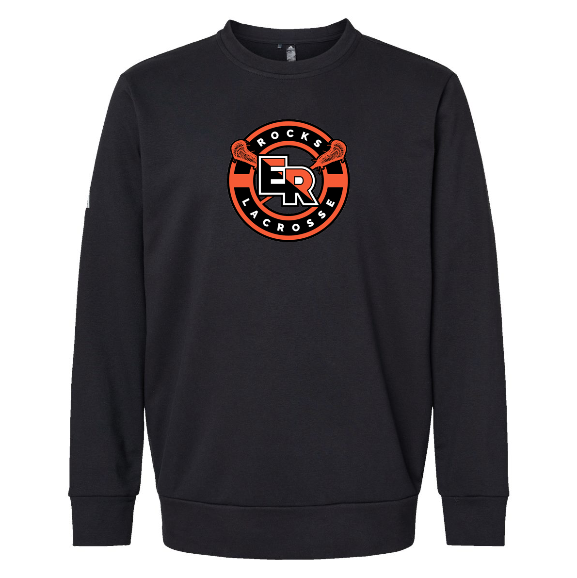 East Rockaway Rocks Lacrosse Adidas Fleece Crewneck Sweatshirt