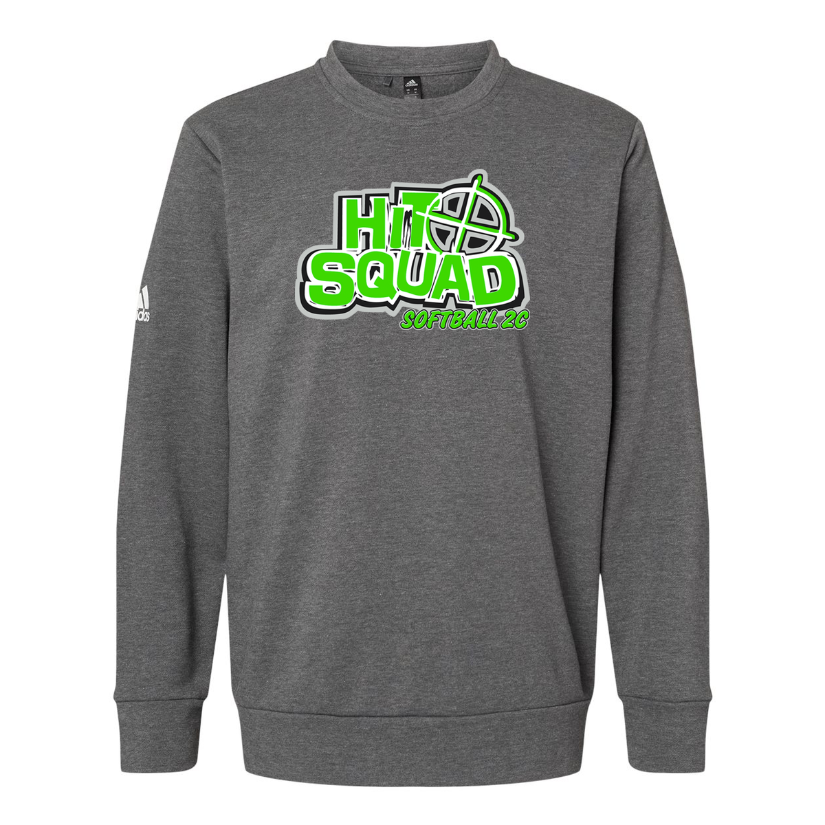 Hit Squad Softball Adidas Fleece Crewneck Sweatshirt