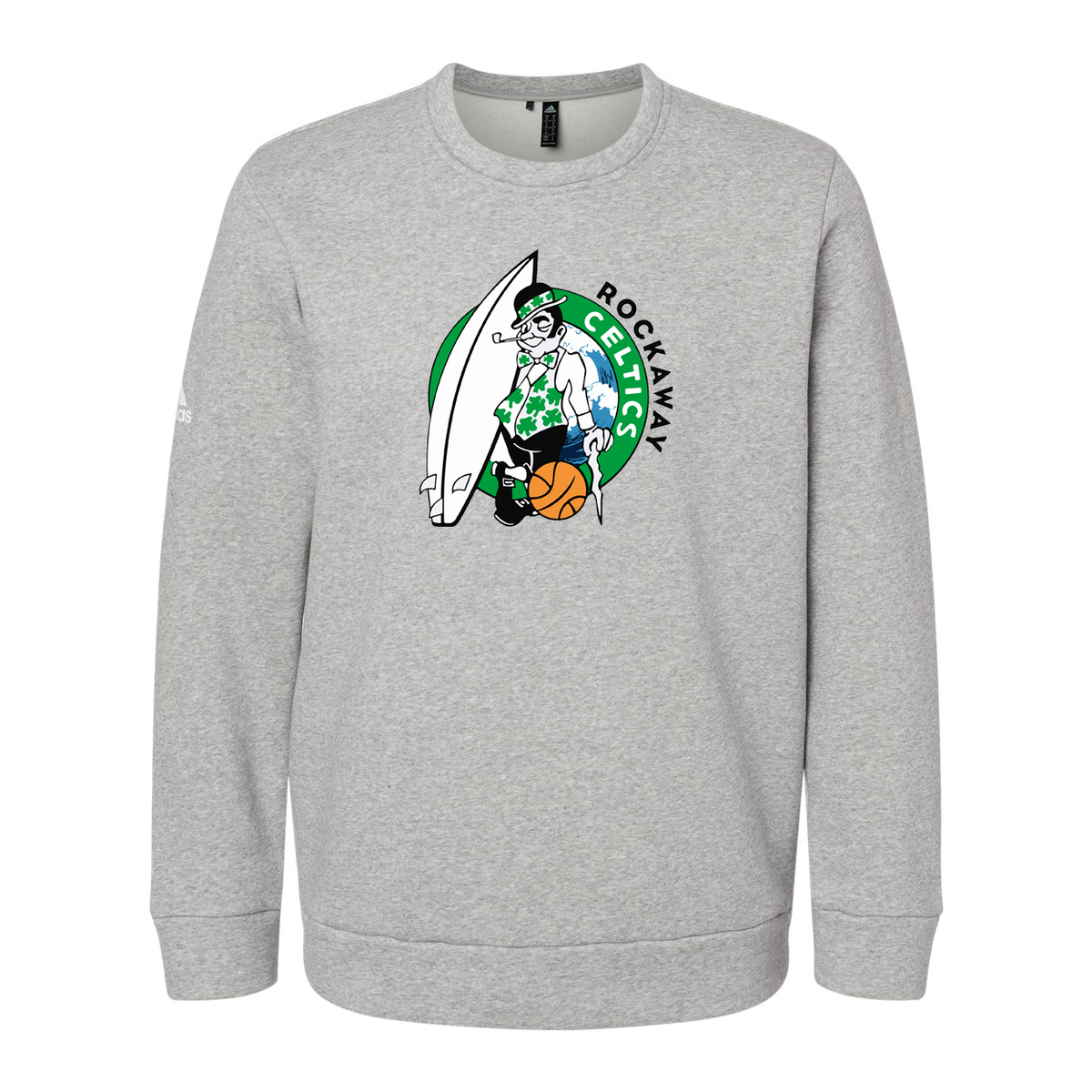 Rockaway Celtics Adidas Fleece Crewneck Sweatshirt