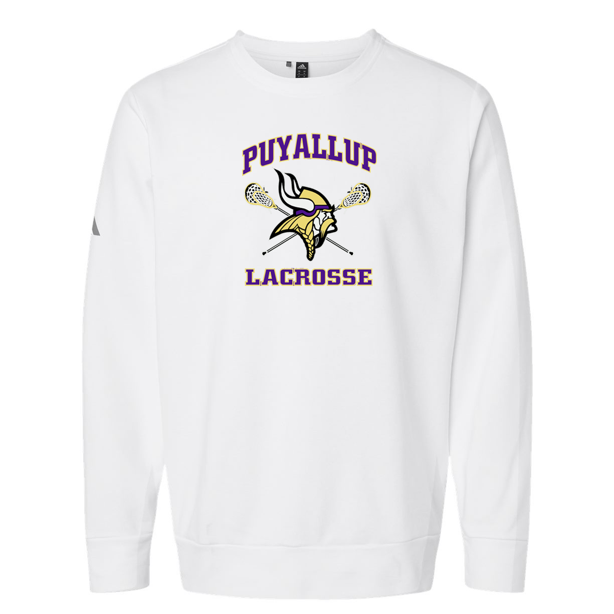 Puyallup Lacrosse Adidas Fleece Crewneck Sweatshirt