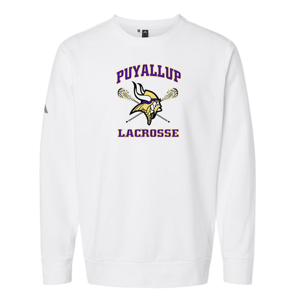 Puyallup Lacrosse Adidas Fleece Crewneck Sweatshirt